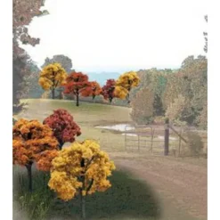 Woodland Scenics TR1576 2" - 3" Fall Colors Deciduous Trees (Pack of 23) - Model Train Junction: Quality Parts and Art Supplies Discount