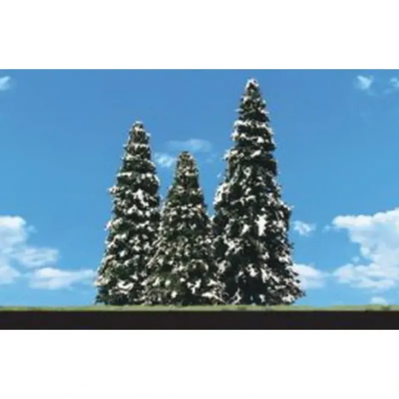 Woodland Scenics TR3567 2" - 3.5" Snow Dusted Trees (Pack of 5) - Model Train Junction: Quality Parts and Art Supplies Online