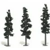 Woodland Scenics TR1562 6" - 7" Conifer Green Realistic Trees (Pack of 3) - Model Train Junction: Quality Parts and Art Supplies Best