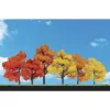 Woodland Scenics TR3541 3" - 5" Harvest Blaze Deciduous Trees (Pack of 6) - Model Train Junction: Quality Parts and Art Supplies New