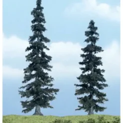 Woodland Scenics TR1621 5" / 4" Spruce Ready-Made Premium Trees (Pack of 2) - Model Train Junction: Quality Parts and Art Supplies Best