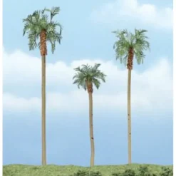 Woodland Scenics TR1617 4.5" / 3" / 4" Royal Palm Ready-Made Premium Trees - Model Train Junction: Quality Parts and Art Supplies Best