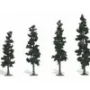 Woodland Scenics TR1561 4" - 6" Conifer Green Realistic Trees (Pack of 4) - Model Train Junction: Quality Parts and Art Supplies Discount