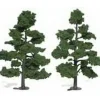 Woodland Scenics TR1518 7" - 8" Medium Green Realistic Trees (Pack of 2) - Model Train Junction: Quality Parts and Art Supplies New