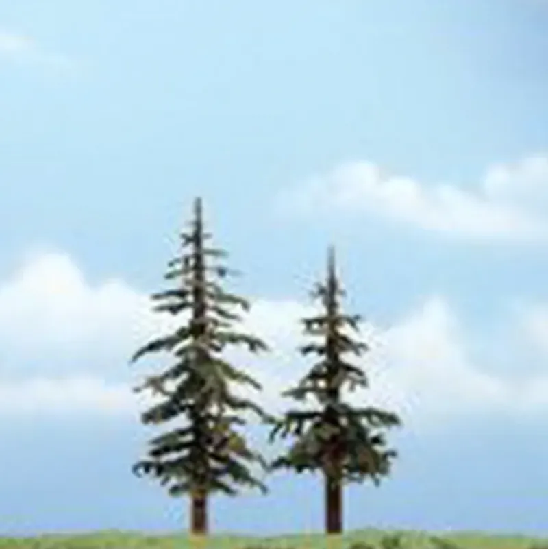 Woodland Scenics TR1627 4",5" Lodge Pole Ready-Made Premium Tree (Pack of 2) - Model Train Junction: Quality Parts and Art Supplies Outlet